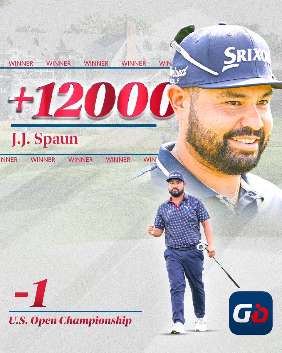 WHAT A FINISH!

J.J. Spaun has won the U.S. Open!