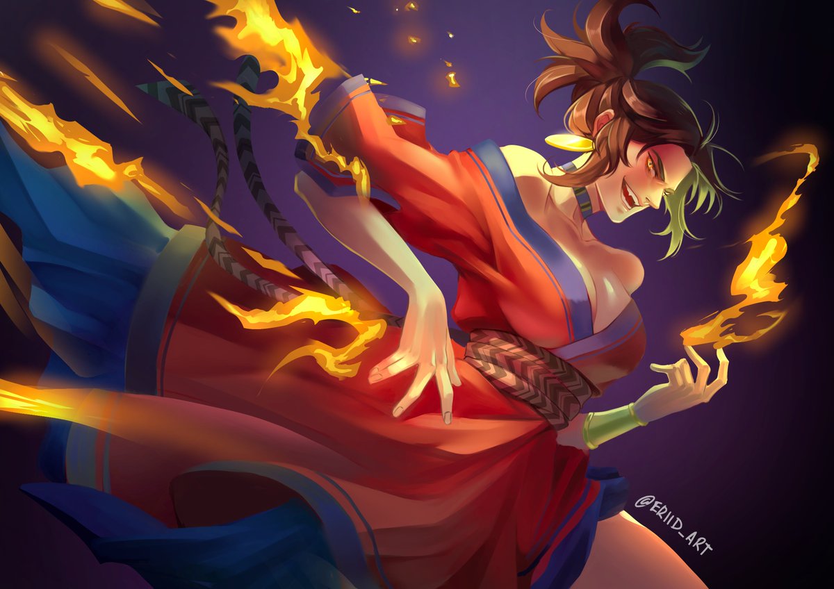 Eilic18's tweet photo. Un tributo de Nina, apu del fuego del próximo anime peruano Apukunapa Kutimuynin. Con todas las fuerzas para que se haga realidad el increíble proyecto de @ninakamiestudio !!! 🔥🔥🔥🔥#apukunapakutimuynin #illustration https://t.co/u1WuayxYW8