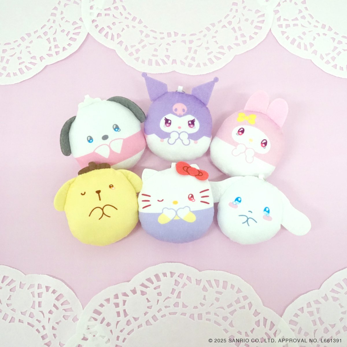 【新商品情報🩵】
2025年10月20日発売/全6種/食玩

サンリオキャラクターズがやわらか素材のクッションキーホルダーになって『コロコロビレッジ』に新登場🥹🩵
かばんやポーチにつけて一緒にでかけようっ♬

f-toys.net/item/sanrio_ch…

#サンリオ 
#サンリオキャラクターズ 
#エフトイズ