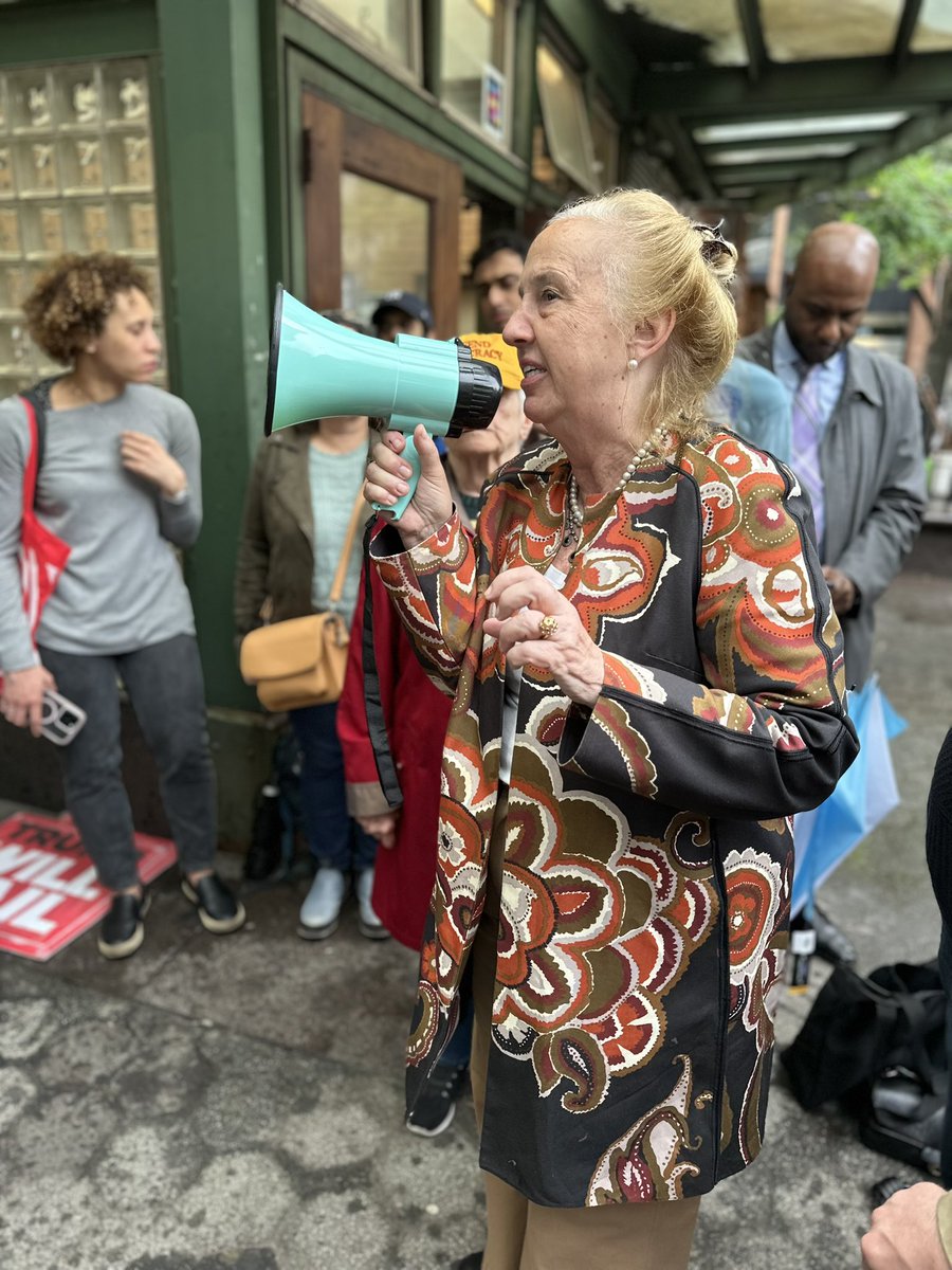 Getting the vote out with West Side Dems in Verdi Square on June 14, 2025!