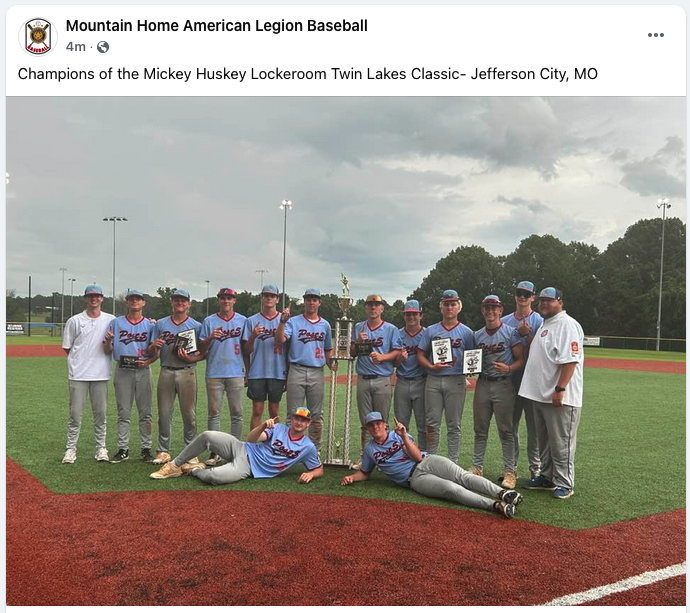 Greg Jackson (@actionjaxon05) on Twitter photo The <a href="/JeffCityPost5/">Jeff City Post 5</a> Seniors won the Mickey Huskey Lockeroom Twin Lakes Classic a few moments ago. They're coming home with a giant first-place trophy. #mopreps The <a href="/JeffCityPost5/">Jeff City Post 5</a> Seniors won the Mickey Huskey Lockeroom Twin Lakes Classic a few moments ago. They're coming home with a giant first-place trophy. #mopreps