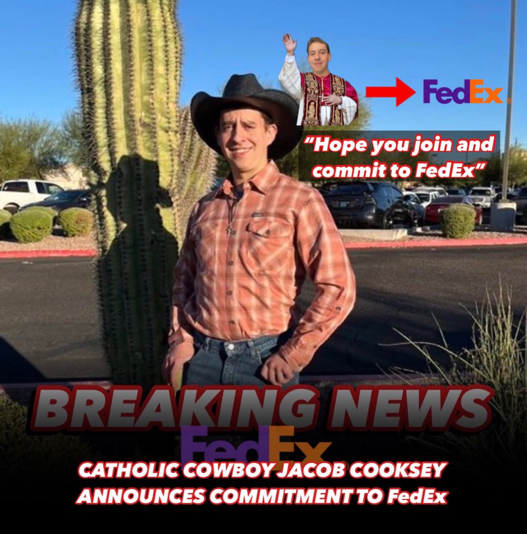 htx_bxn's tweet photo. BREAKING: another big commitment for #F2d6x ๐ฃ๏ธ๐คซ boys in orange & purple makinโ ๐ต moves on the ground ๐ ๐คฃ hope you join and commit NEXT
Welcome to the FedEx Family, 6โ3 out of El Paso, Texas, Big 22 Jacob Cooksey. #FedExFamily @jacobcooksey22 https://t.co/E2TlwfnYLG