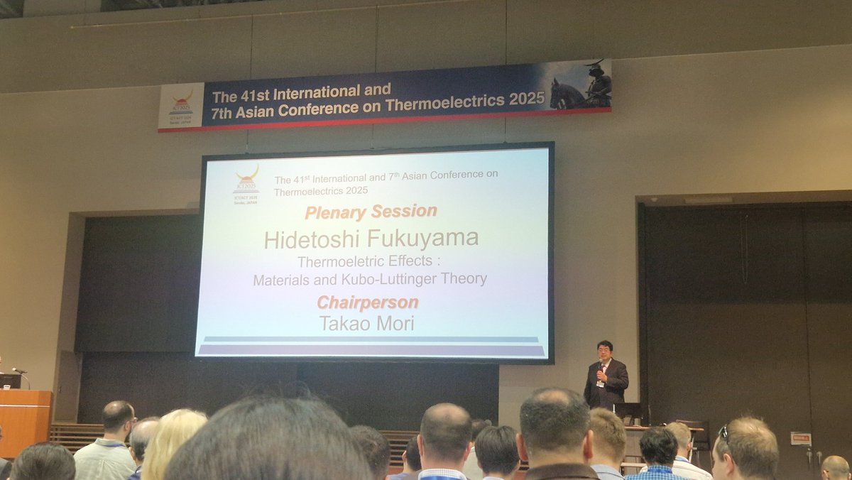 Starting the taks for ICT/ACT 2025 in Sendai <a href="/te_materials/">thermoelectrics</a>