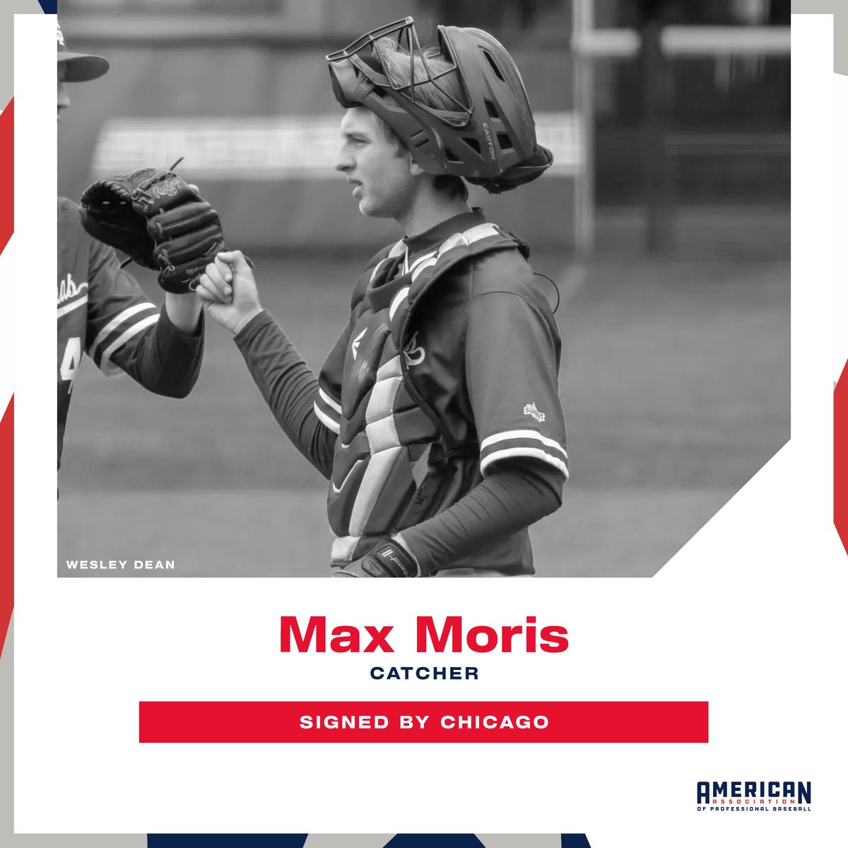 June 15 Transaction: <a href="/TheChicagoDogs/">Chicago Dogs</a> signed C Max Moris (<a href="/maxjmoris/">Max Moris</a>).

The @tommiebase alum had a pair of hits in his professional debut Sunday.

baseball.pointstreak.com/player.html?pl…