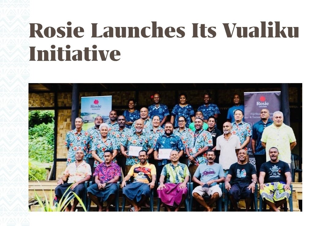 Congratulations Muanivatu Trails and Epeli Asaro. 

Great to see those involved in the regenerative agritourism work move it forward with well-established Fiji Tourism operators.