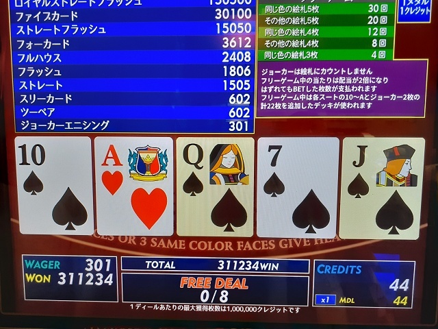 新台入荷に伴う、メダルゲームフロアの動き(アドアーズ中野店