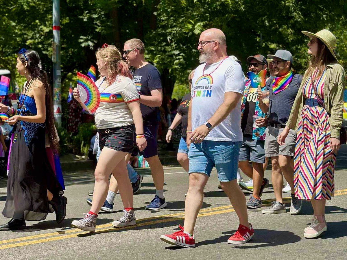 jerryjamesstone's tweet photo. Always fun to march in #SacPride 
#SacPride2025 https://t.co/P7uOPBohJo