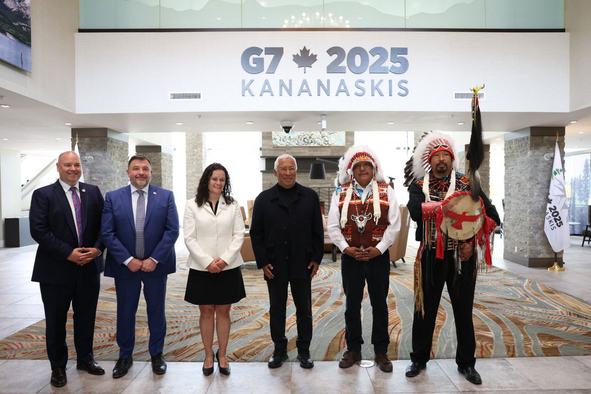 Touchdown in Kananaskis. Ready for my first G7 summit.
