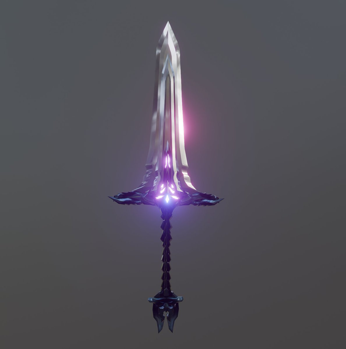 Seven_Chosen's tweet photo. Some Weapon that Glows 
#Blender #commissionsopen #RobloxDev #ROBLOX https://t.co/Z7fFkWE2hO
