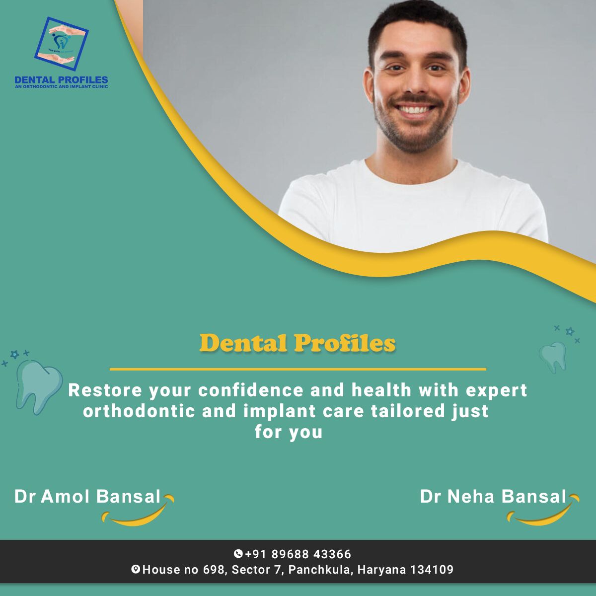 dentalprofilesp's tweet photo. Dental Profiles
Restore your confidence and health with expert orthodontic and implant care tailored just for you

Call us: +91 89688 43366

#dentalprofiles #dentist #dentalclinic #dentaldoctor #dentalhygiene #healthylifestyle #dentalhealth #dentalimplants #dentalcare #health https://t.co/Xrnol353aY