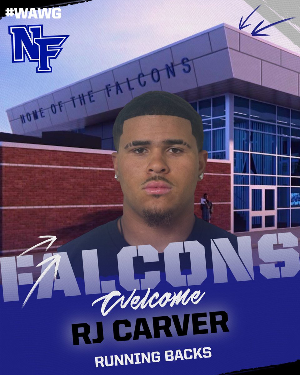 NORTH FORNEY FALCON FOOTBALL (@nfhs_falcons) on Twitter photo Falcon Nation! Help us welcome, <a href="/RJCarver_4/">RJ Carver</a> #WAWG Falcon Nation! Help us welcome, <a href="/RJCarver_4/">RJ Carver</a> #WAWG