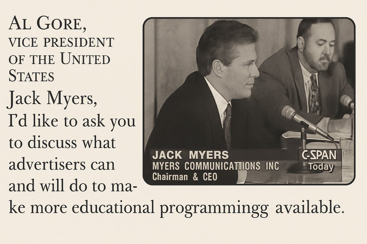 Should Advertisers Take a Stand on PBS? Lessons From the 1996 White House Forum on Children's Television, by <a href="/jackmyersbiz/">Jack Myers</a> open.substack.com/pub/themediaec…