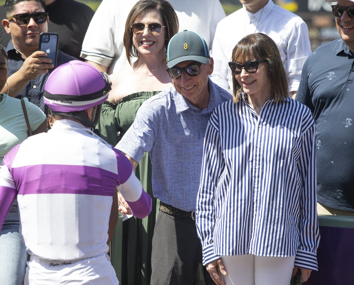 Thoroughbred Owners of California (@toc_racing) on Twitter photo Congratulations, PAVLOVIAN
<a href="/santaanitapark/">Santa Anita Park</a> R6, 6/15/25
Owner: Reddam Racing LLC
Trainer: <a href="/DougONeill1/">Doug O'Neill</a>
Jockey: <a href="/umbyrispoli/">Umberto Rispoli</a> Congratulations, PAVLOVIAN
<a href="/santaanitapark/">Santa Anita Park</a> R6, 6/15/25
Owner: Reddam Racing LLC
Trainer: <a href="/DougONeill1/">Doug O'Neill</a>
Jockey: <a href="/umbyrispoli/">Umberto Rispoli</a>