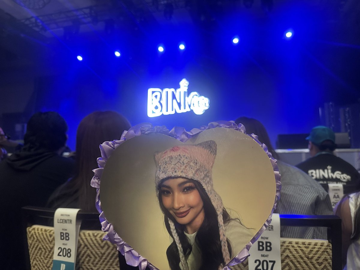 Seated na for soundcheck ❤️‍🔥

<a href="/BINI_ph/">BINI_PH</a> #BINI #BINIverseWorldTour2025  #BINIverseTemecula