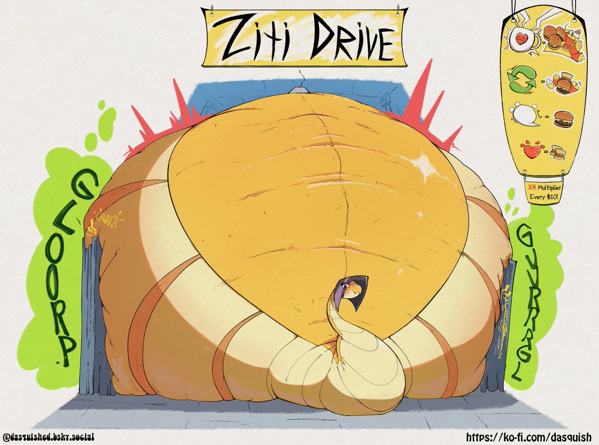 DaSquished's tweet image. Ziti Drive - Part 5/??
Things are looking, a lil Tight...in more ways than one...
This will be the LAST part I accept donations!!! As such, I've decided to lower the multiplier to just $10 to let anyone contribute to it more easily :3c