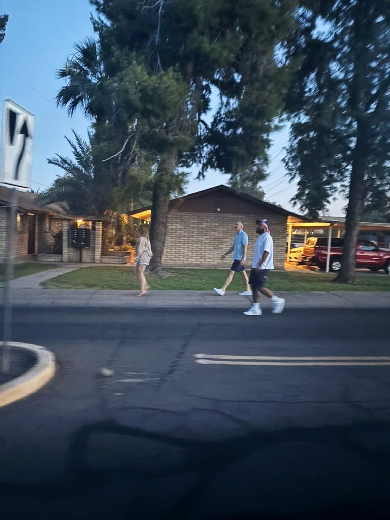 wayeric's tweet photo. Crew walking 10th St to go to #MillAve #Tempe last night 🚶‍♀️🚶🏼‍♂️🚶🏼‍♂️ https://t.co/OgkDyKNmH5