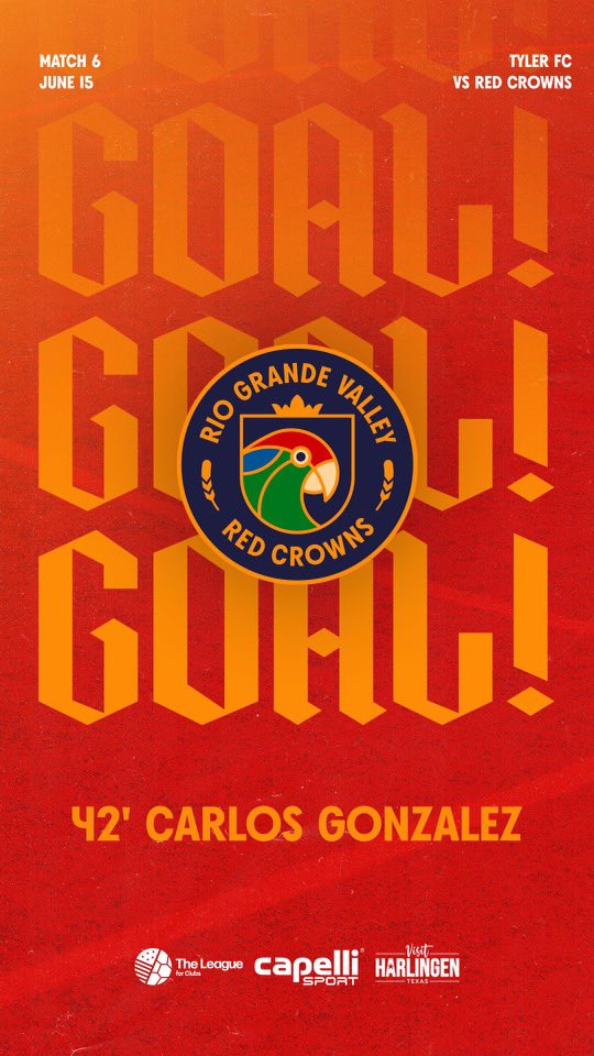 Brace alert🚨 
Brace alert🚨 
In the 42’ Carlos Gonzalez puts another one in the back of the net 
#FCTvRGV 1-3 #CrowningMoment