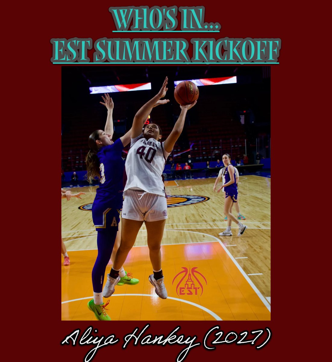 Who’s in #ESTSummerKickoff 🧵

Pulled up to her first EST event a couple weeks ago in Scranton; now she’s doubling up &amp; the 518 gets to find out. 6 footer that embraces post play &amp; has really made strides recently. Unquestionably one of the most promising prospects in NY’s