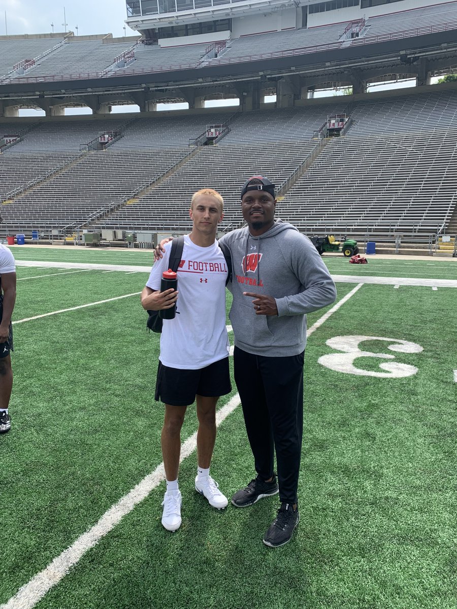 Charlie Burke (@charlie897623) on Twitter photo Had a great time at the <a href="/BadgerFootball/">Wisconsin Football</a> camp. Thank you <a href="/CoachReid_/">Jordan Reid</a> for helping me grow as a player.
<a href="/DFO_AJ/">Andrew Foster Jr.</a> <a href="/PrepRedzoneWI/">Prep Redzone Wisconsin</a> <a href="/OJW_Scouting/">PrepRedzone Oliver</a> <a href="/MJ_NFLDraft/">Mark Johnson</a> Had a great time at the <a href="/BadgerFootball/">Wisconsin Football</a> camp. Thank you <a href="/CoachReid_/">Jordan Reid</a> for helping me grow as a player.
<a href="/DFO_AJ/">Andrew Foster Jr.</a> <a href="/PrepRedzoneWI/">Prep Redzone Wisconsin</a> <a href="/OJW_Scouting/">PrepRedzone Oliver</a> <a href="/MJ_NFLDraft/">Mark Johnson</a>
