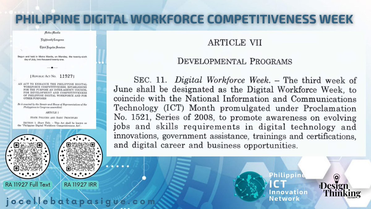 🌟𝐈𝐭'𝐬 𝐓𝐡𝐞 𝐏𝐡𝐢𝐥𝐢𝐩𝐩𝐢𝐧𝐞 𝐃𝐢𝐠𝐢𝐭𝐚𝐥 𝐖𝐨𝐫𝐤𝐟𝐨𝐫𝐜𝐞 𝐂𝐨𝐦𝐩𝐞𝐭𝐢𝐭𝐢𝐯𝐞𝐧𝐞𝐬𝐬 𝐖𝐞𝐞𝐤. 𝐂𝐡𝐞𝐞𝐫𝐬 𝐭𝐨 𝐞𝐯𝐞𝐫𝐲𝐨𝐧𝐞 𝐝𝐨𝐢𝐧𝐠 𝐭𝐡𝐞𝐢𝐫 𝐬𝐡𝐚𝐫𝐞 𝐢𝐧 𝐢𝐦𝐩𝐫𝐨𝐯𝐢𝐧𝐠 𝐭𝐡𝐞 𝐅𝐢𝐥𝐢𝐩𝐢𝐧𝐨𝐬' 𝐃𝐢𝐠𝐢𝐭𝐚𝐥 𝐂𝐨𝐦𝐩𝐞𝐭𝐞𝐧𝐜𝐞!