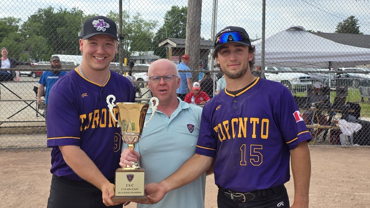 #MitchellQualifier Red Championship
Georgian Bay Giants 6 Toronto U23 Batmen 7
WP Nate Runnings 5IP 3R 6H 9K, in relief of Brad Barker 2IP 3R 1H 1K
LP Adam Buchner 6IP 7R 8H 4Ks
U23 Batmen Nick McGrayne 2-4 ISPHR 2RBIs Danny Scott 2-4 RBI run Matt Weiler 3b 2RBIs