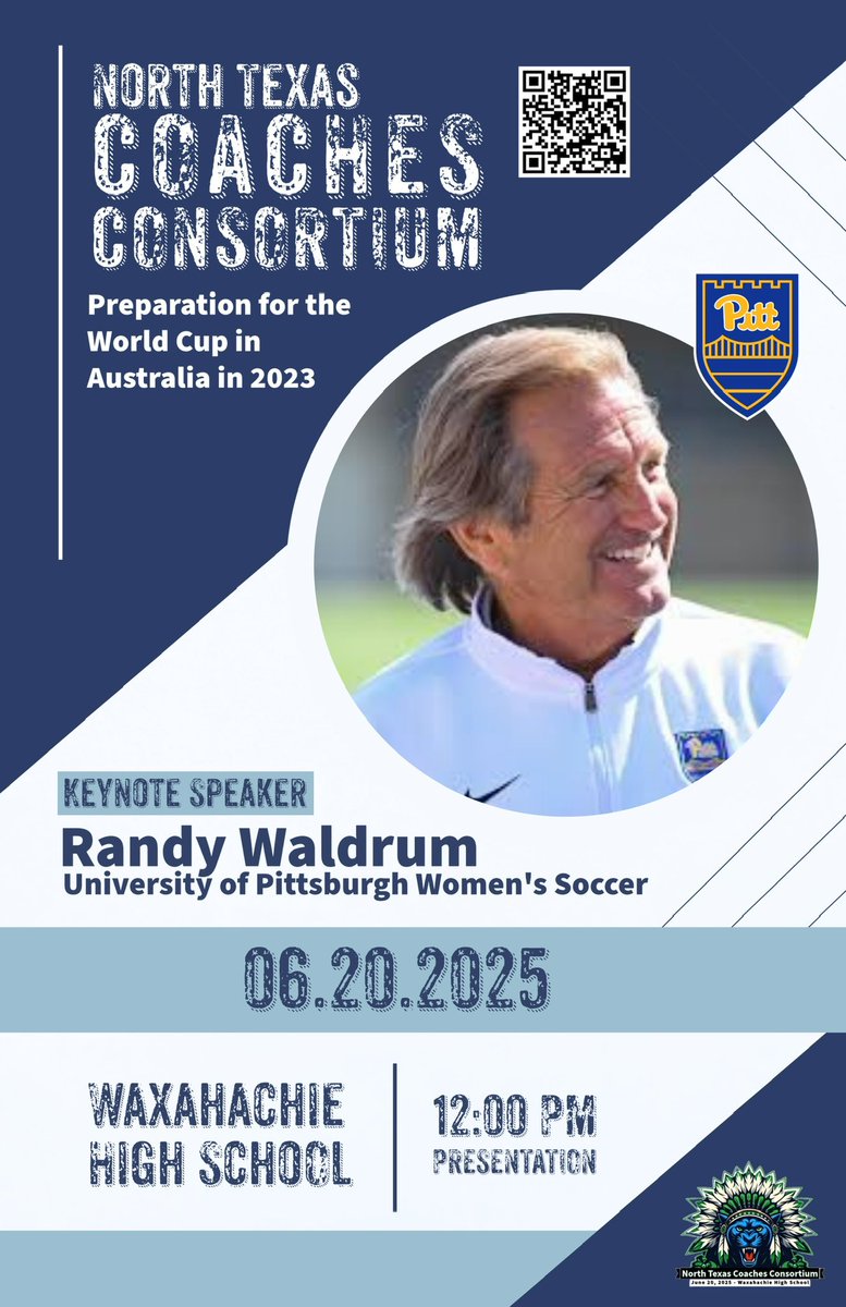 A Coaching Legend on Stage!
We're thrilled to welcome Coach Randy Waldrum for a 2nd year to the NTX Coaches Consortium! With 2 NCAA national championships, 450+ wins, &amp; a legacy of developing talent, Coach Waldrum has transformed programs @ every level—from college to nat’l teams