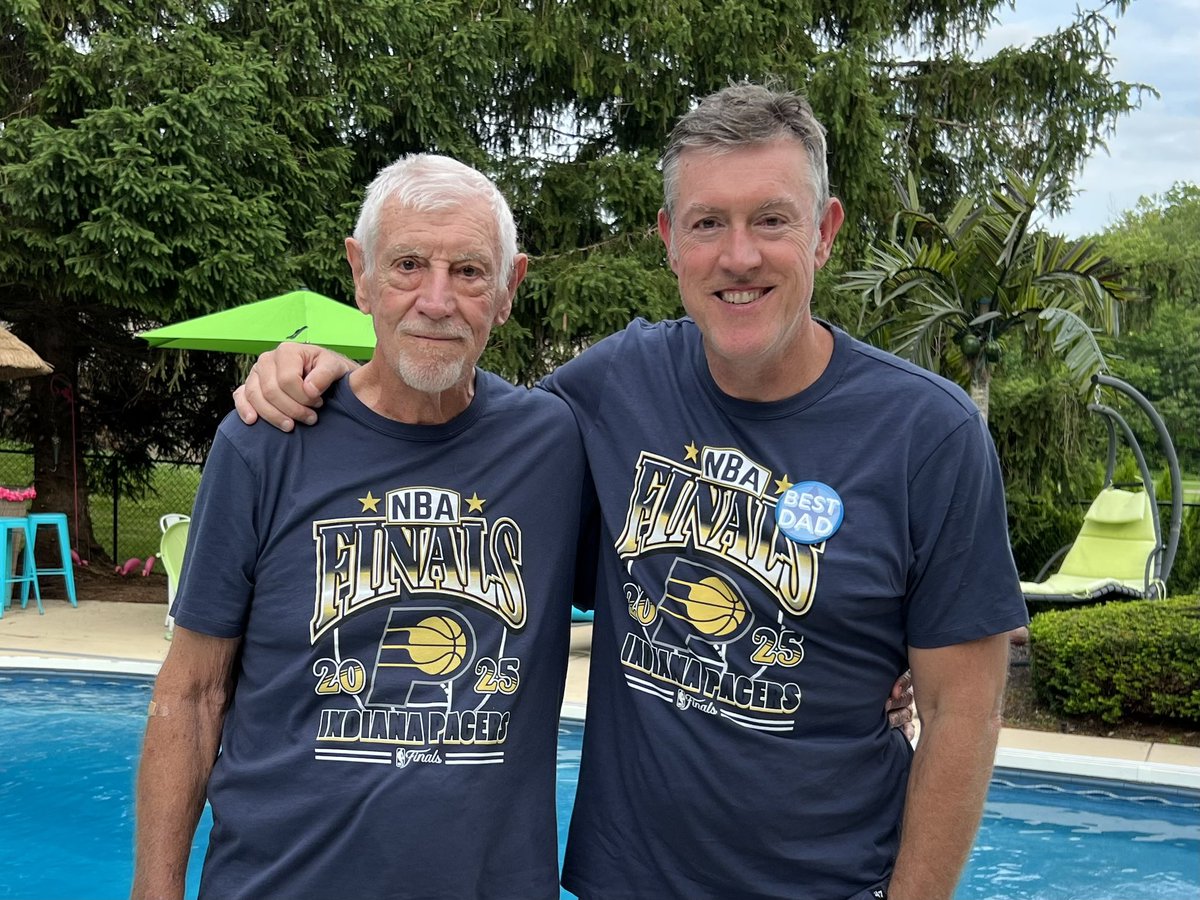 Fathers Day tradition… matching shirts for the old man and my dad.