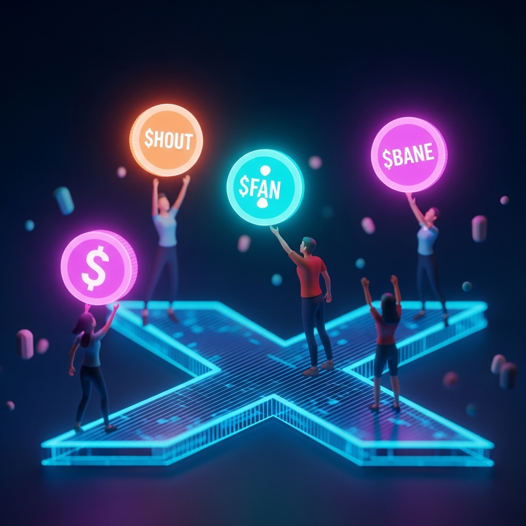 Don't sleep on this! <a href="/shoutdotfun/">Shout</a> lets small creators bank by mentioning top X coins like $SHOUT, $FAN, $BANE. Easy money? You bet! ➡️ shout.fun/?ref=thefixjpeg #Crypto #EarnMoney