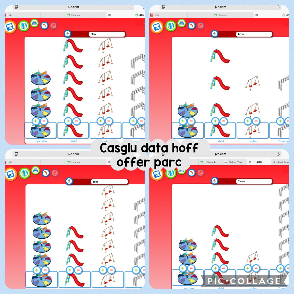 Dosbarth Mrs Bartley (@mrsbartley_ycs) on Twitter photo Aethon ni ati i greu pictogram gan ddefnyddio J2e. Beth oedd hoff offer yn y parc?
We created a pictogram using J2e. What was the favourite activity in the park?
<a href="/ysgolcynwydsant/">Ysgol Cynwyd Sant</a>
#RhifeddYCS Aethon ni ati i greu pictogram gan ddefnyddio J2e. Beth oedd hoff offer yn y parc?
We created a pictogram using J2e. What was the favourite activity in the park?
<a href="/ysgolcynwydsant/">Ysgol Cynwyd Sant</a>
#RhifeddYCS