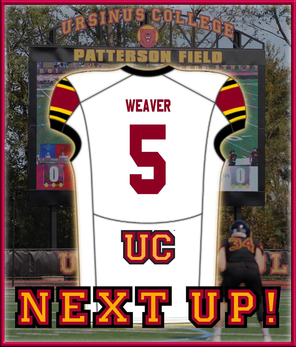Big thanks to <a href="/Coach_Endy/">Jeff Endy</a> the graphic! Looking forward to coming back for a game! <a href="/UrsinusFootball/">Ursinus Football</a>