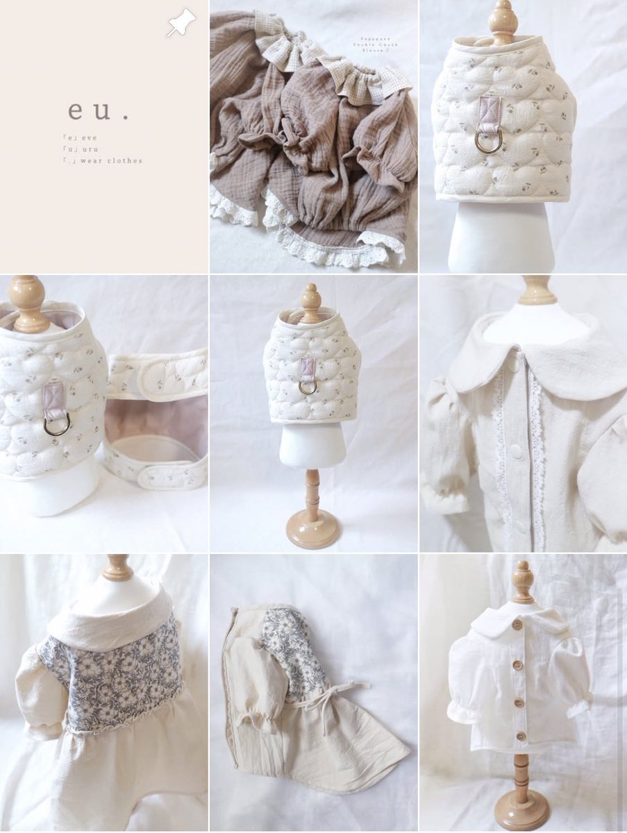 arey__e's tweet photo. 子供服みたいな犬服。 を作りたくて
今まで何着か作ったけど
こうやって並べると可愛い🐕 *.

#ハンドメイド好きと繋がりたい
#犬服 #多頭飼い #犬のいる暮らし https://t.co/9LeLQhWKrn