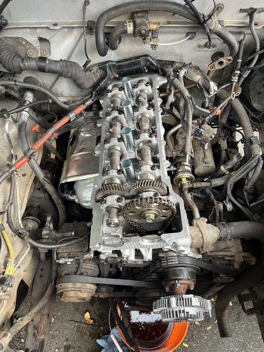 CryptoLanroc's tweet photo. @RedPandaMining I rebuilt my head last summer, doing a full exhaust swap next week. Wrenching is good times. https://t.co/1Feb27U0AU