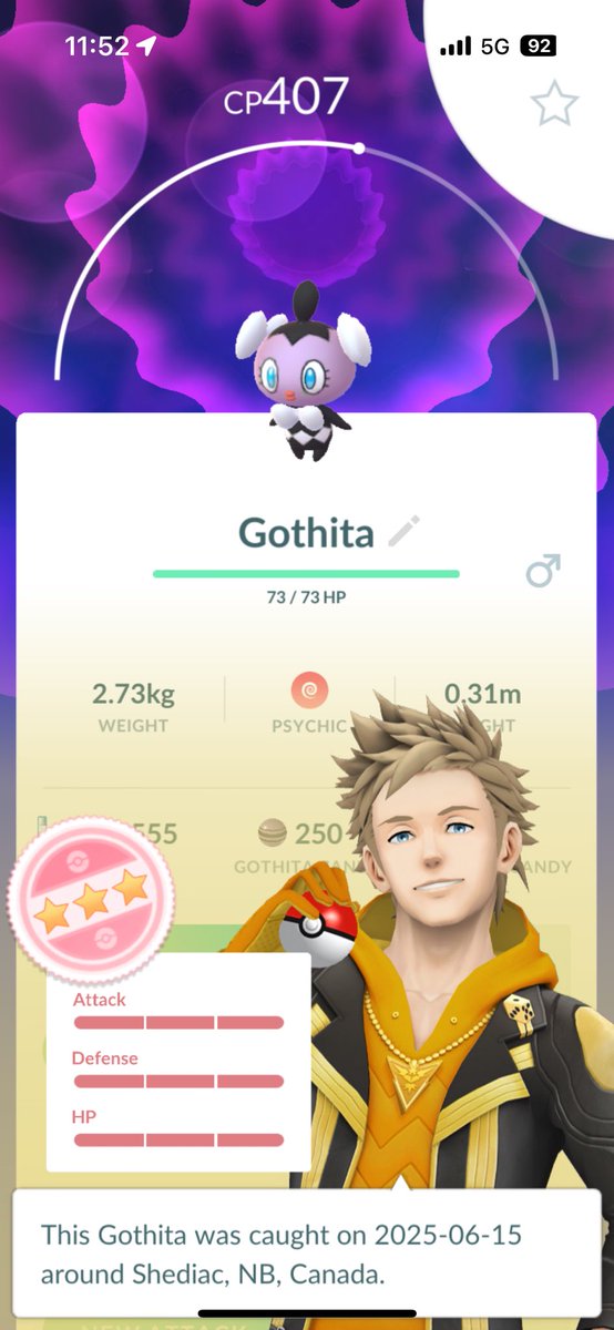 HiyaItsMoon's tweet photo. Pretty good day for pokemon! 2 shinies &amp; 2 hundos 🤩

#pokemongo https://t.co/cQp5ycvSyh
