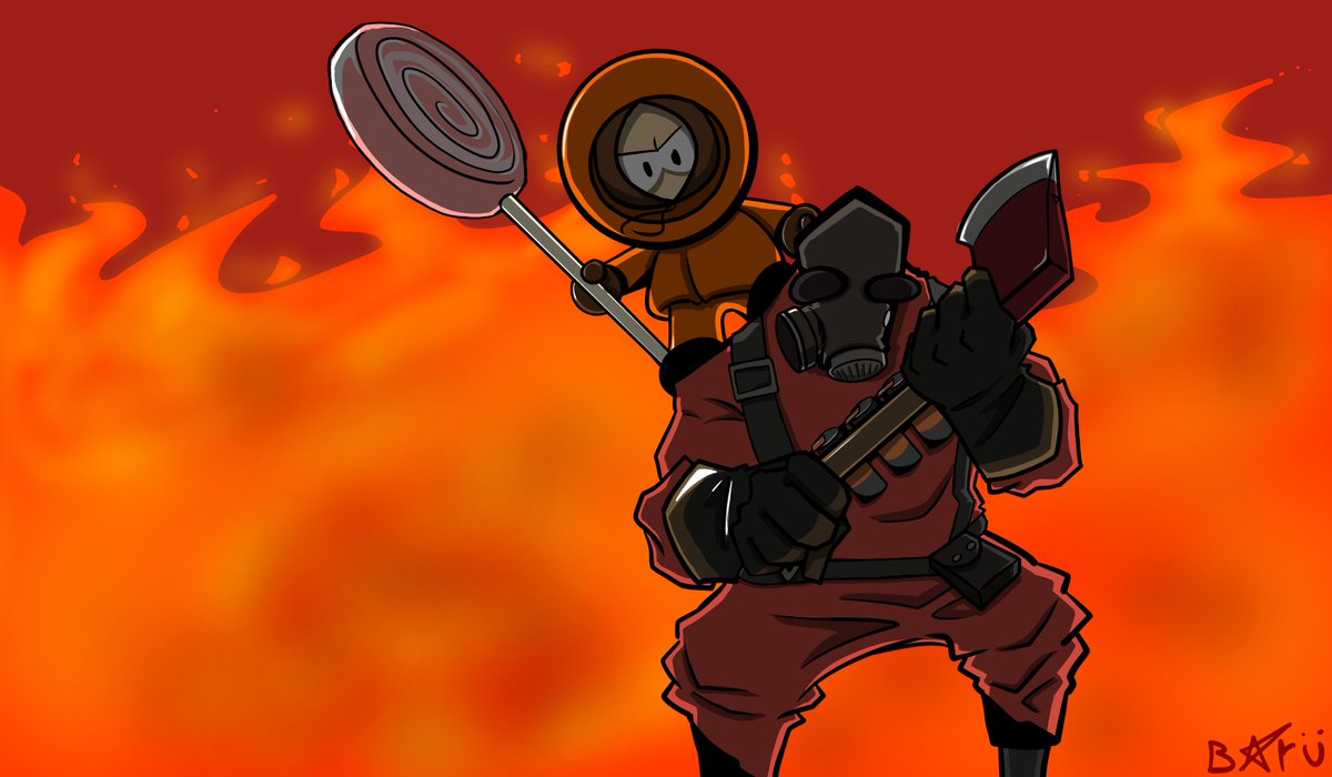 Pyro: Mph hmm mphh
Kenny: Hmm hmp HMHMM
Pyro: MPH MMPHH MPHH!!!
#SouthPark #KennyMcCormick #SouthParkFanArt #KennyFanArt #KennySouthPark #SouthParkArt
#TeamFortress2 #TF2
#Pyro #TF2FanArt
#TeamFortressFanArt #TF2Memes
#PyroTF2 #TF2Art
#DigitalArtist #DigitalArt #ArtCommunity