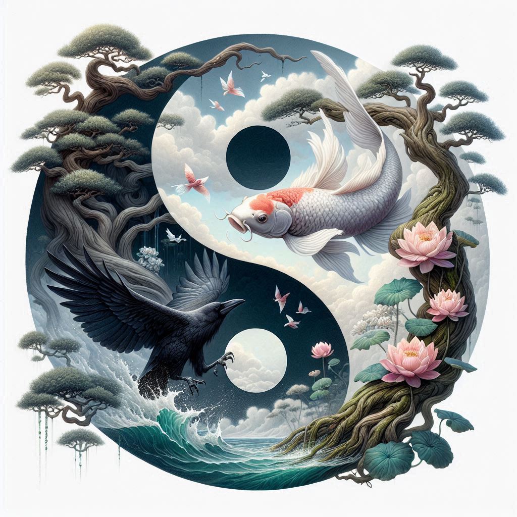 Donnapez7571's tweet image. QT your Yin and Yang  Art