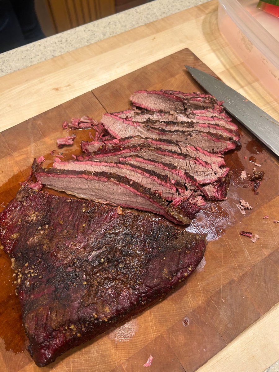 dblairsmith's tweet image. Happy Father’s Day to me—received a Traeger and smoked some delicious brisket.