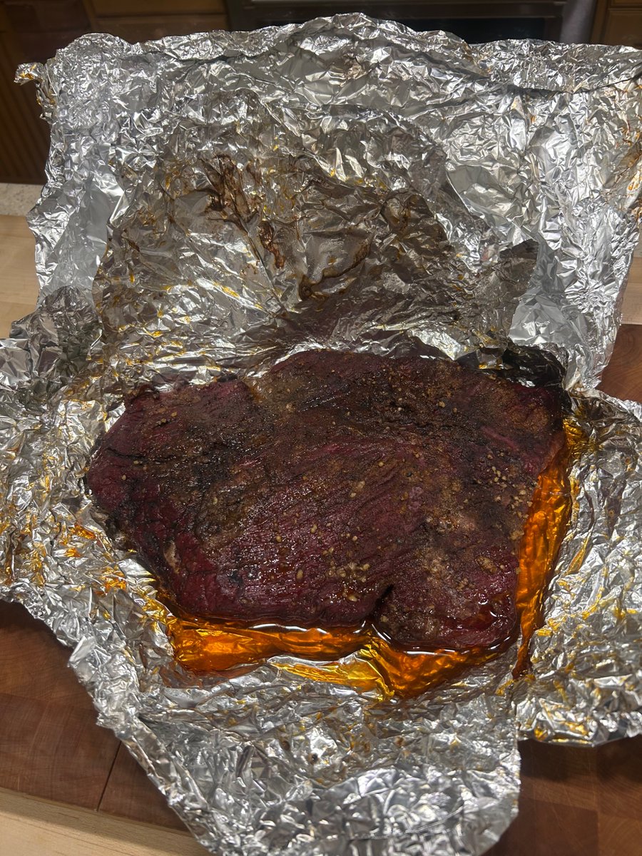 dblairsmith's tweet image. Happy Father’s Day to me—received a Traeger and smoked some delicious brisket.