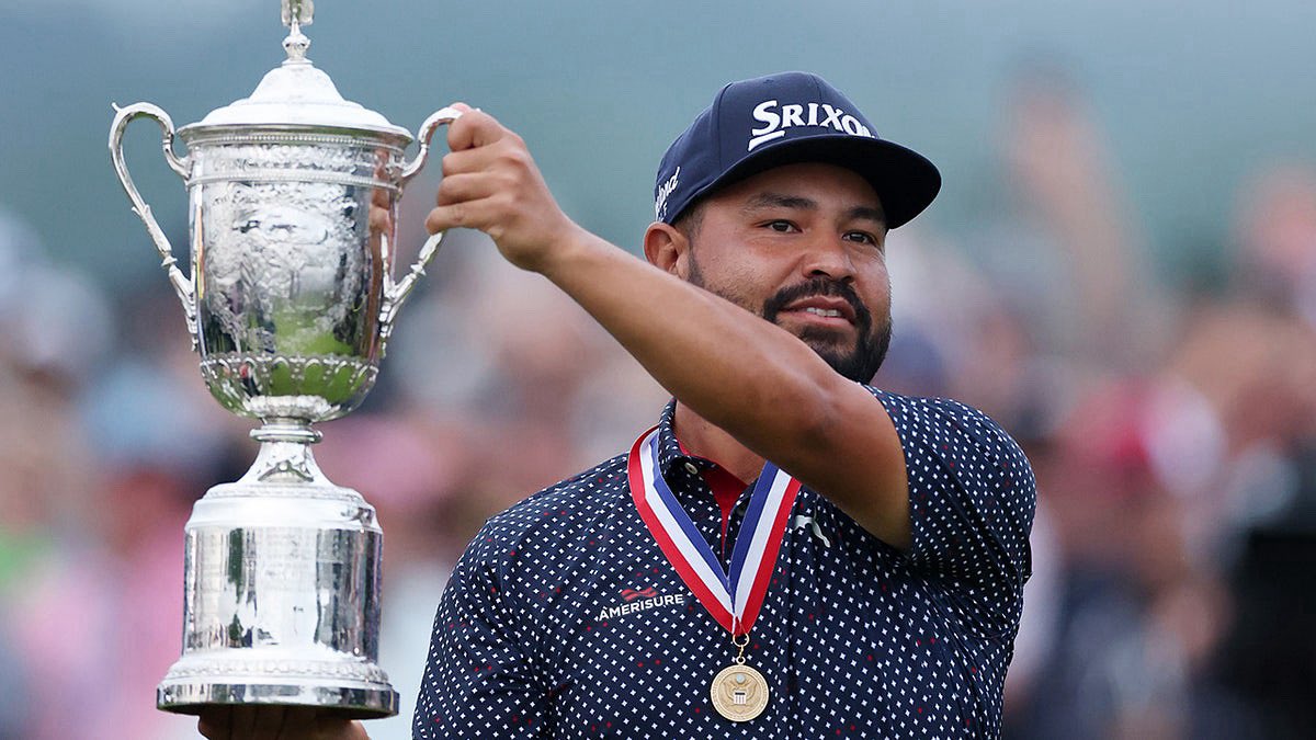 garyplayer's tweet image. What a thrilling U.S. Open at Oakmont! Many, many congratulations to JJ Spaun on magnificent tournament and no doubt a grind through a tough first nine today, rain delay (perhaps a blessing?), and an absolutely unbelievable putt to finish off the major championship. Perhaps one…