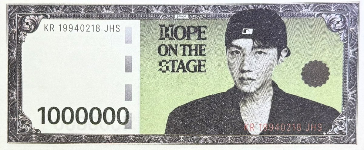 J-HOPE - HOPE ON THE STAGE TOUR [SCAN] Korea Korean Won 🇰🇷 FINAL