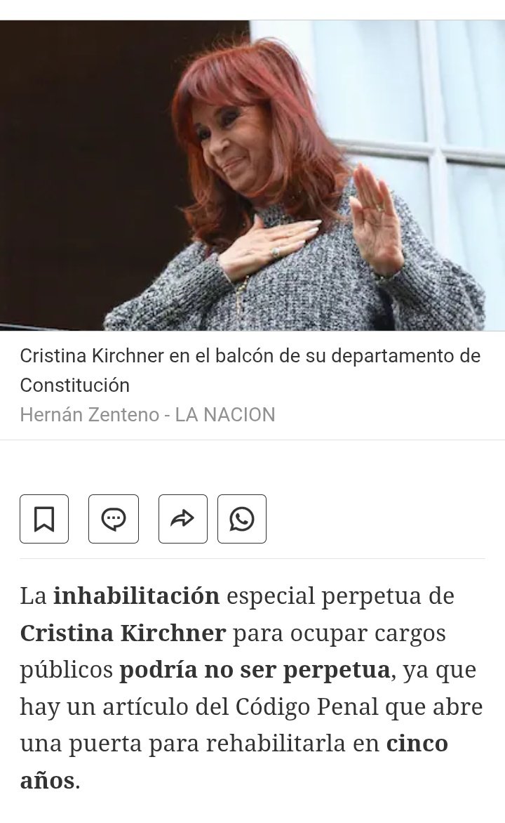 No es joda. Ahora perpetua son 5 años según el viciado poder judicial. 

Es la nueva interpretación del Código penal que justo aplicaron ahora, hasta esta semana era perpetua literalmente, ahora ya no. Curioso.