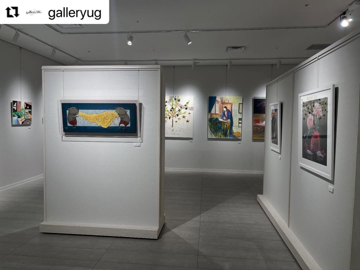 asano_modern's tweet photo. 【展示のお知らせ】
大丸東京店10階アートギャラリーにてgalleryUG グループ展「LaissezーFaire Painting Exhibition」開催中です!
2025/6/15(日)〜6/24(火)マデ!
#contemporaryart #galleryug https://t.co/fOO9Wa8su8