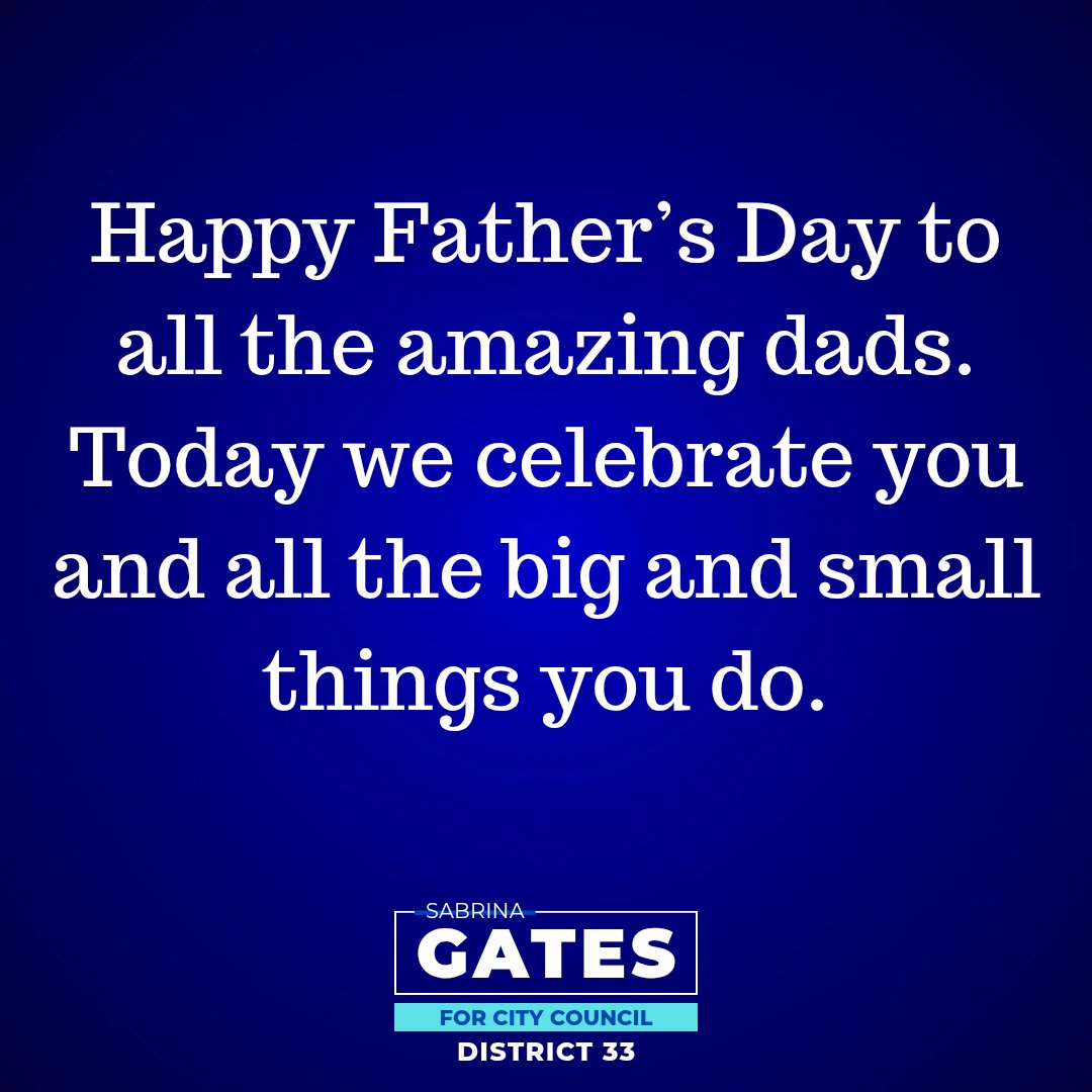 Happy Father’s Day to all the amazing dads.  Today we celebrate you and all the big and small things you do.