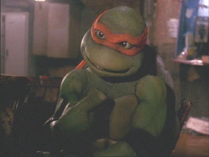 “Pizza dude’s got 30 seconds!”
-Michelangelo