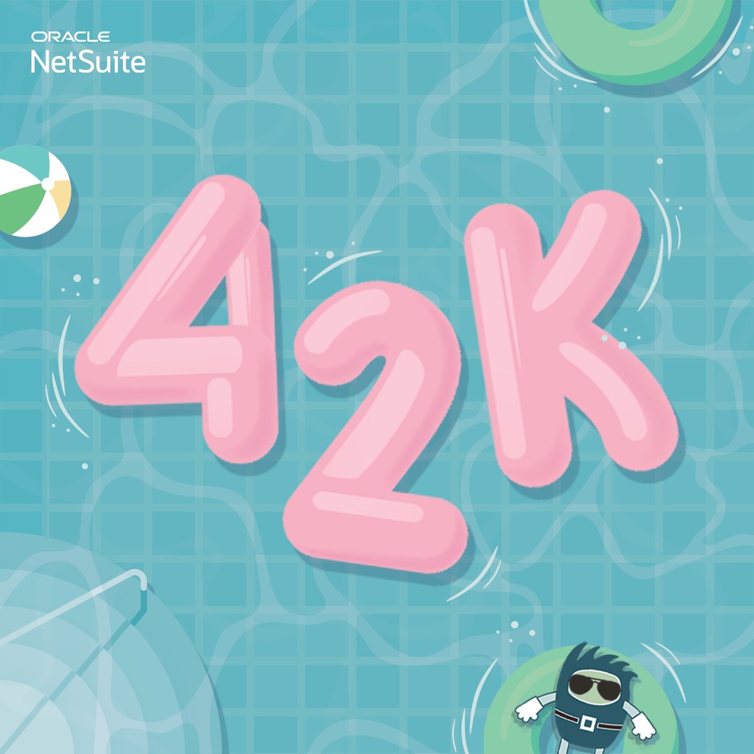 AyumiTrader's tweet photo. 42,000 customers and counting.👏 See why thousands of businesses, from startups to enterprises are trusting @NetSuite to run smarter. https://t.co/1cE8lGGR7E