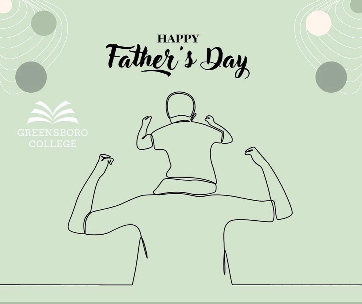 GreensboroWBB's tweet photo. Wishing all the fathers and father-figures out there a Happy Father’s Day from all of us at Greensboro College! 💚 https://t.co/cot8EbEpp5