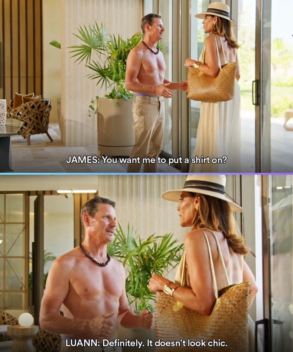 I love Luann and James together, I could watch an entire show of them dating 😆💀 #BravosLoveHotel