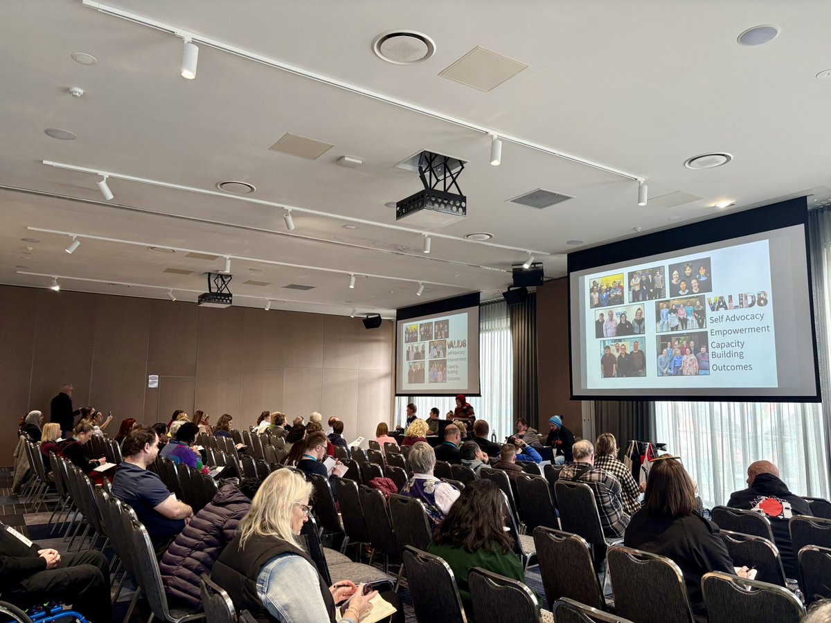 VALID self advocates are speaking at the #AdvocacyInAction conference – showing what co-design and self-advocacy look like in action.

Lived experience must be part of every project that affects people’s lives.

#SelfAdvocacy #CoDesign #VALIDvoices