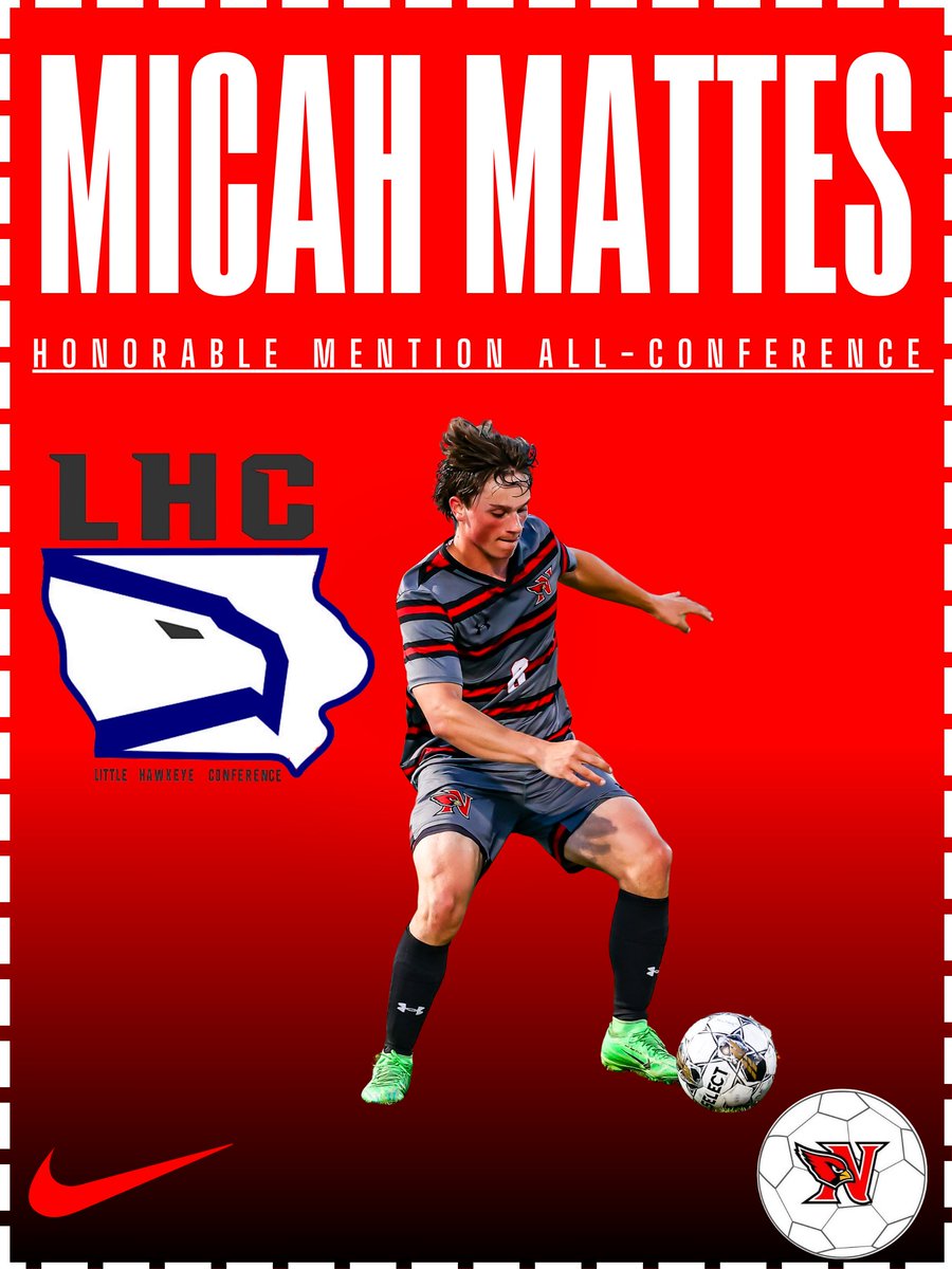 Congrats to Junior Micah Mattes on his Honorable Mention All-Conference selection! #RollCards