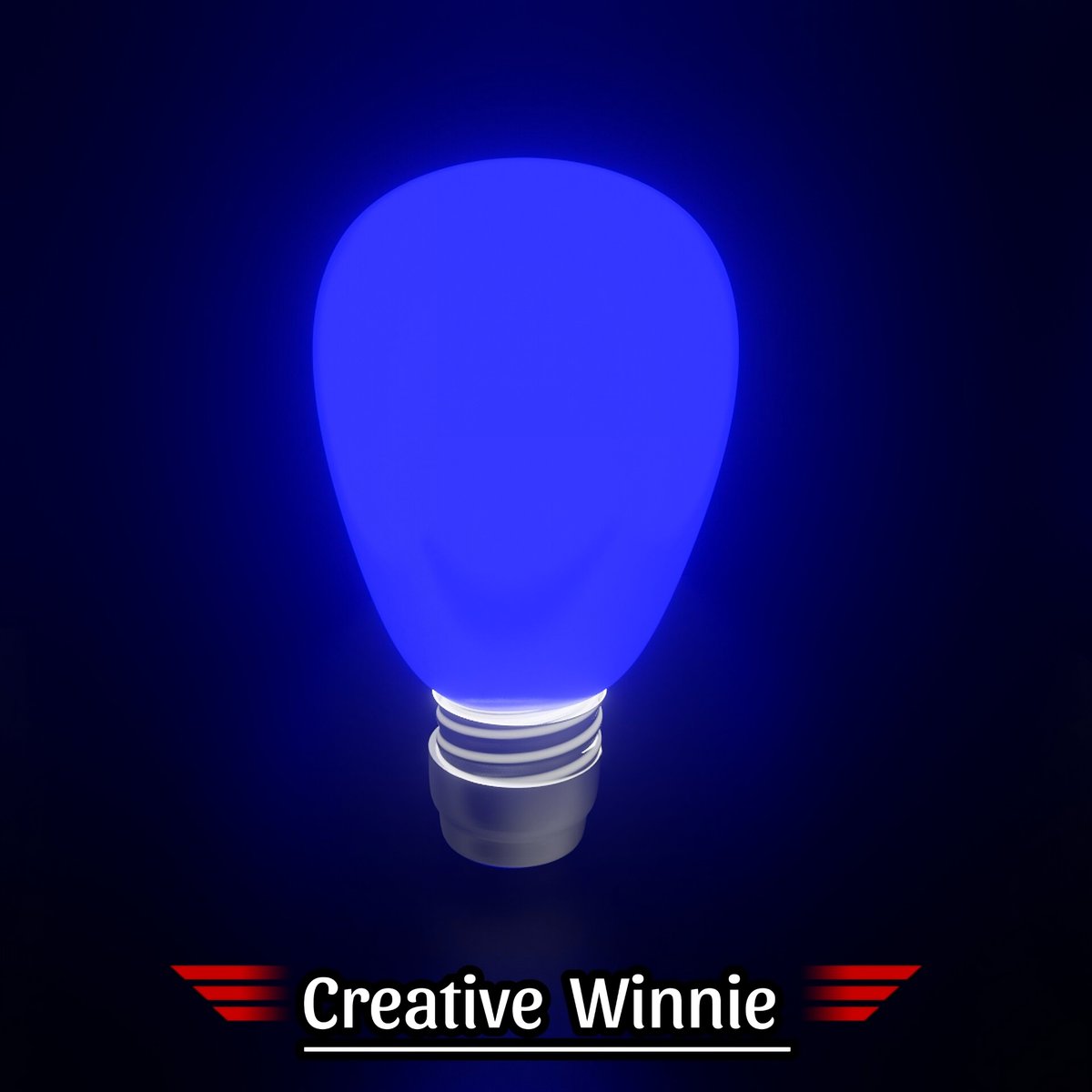 𝟯𝗗 𝗕𝗟𝗨𝗘 𝗟𝗜𝗚𝗛𝗧 𝗕𝗨𝗟𝗕

I enjoyed modelling this glowing bulb in Blender with a blend of creativity and purpose.

Beyond the beauty of the bulb model, this blue light bulb carries significant meaning. In home design, blue lighting introduces a sense of calmness.

#3D