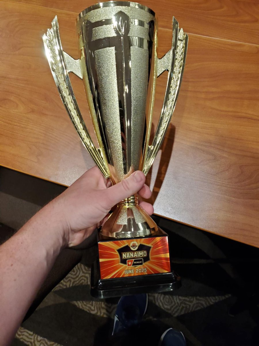 Won the <a href="/FaceToFaceGames/">Face to Face Games</a> Tour Nanaimo Modern Super Qualifier yesterday with <a href="/PiemontiAndrea/">PieGonti</a> UB Oculus!!! Deck was perfect, I played well, and got lucky in some spots to only drop one game all day. Snared a lot of spells and Meathook was disgusting against Energy #frogthejam 🐸👁️